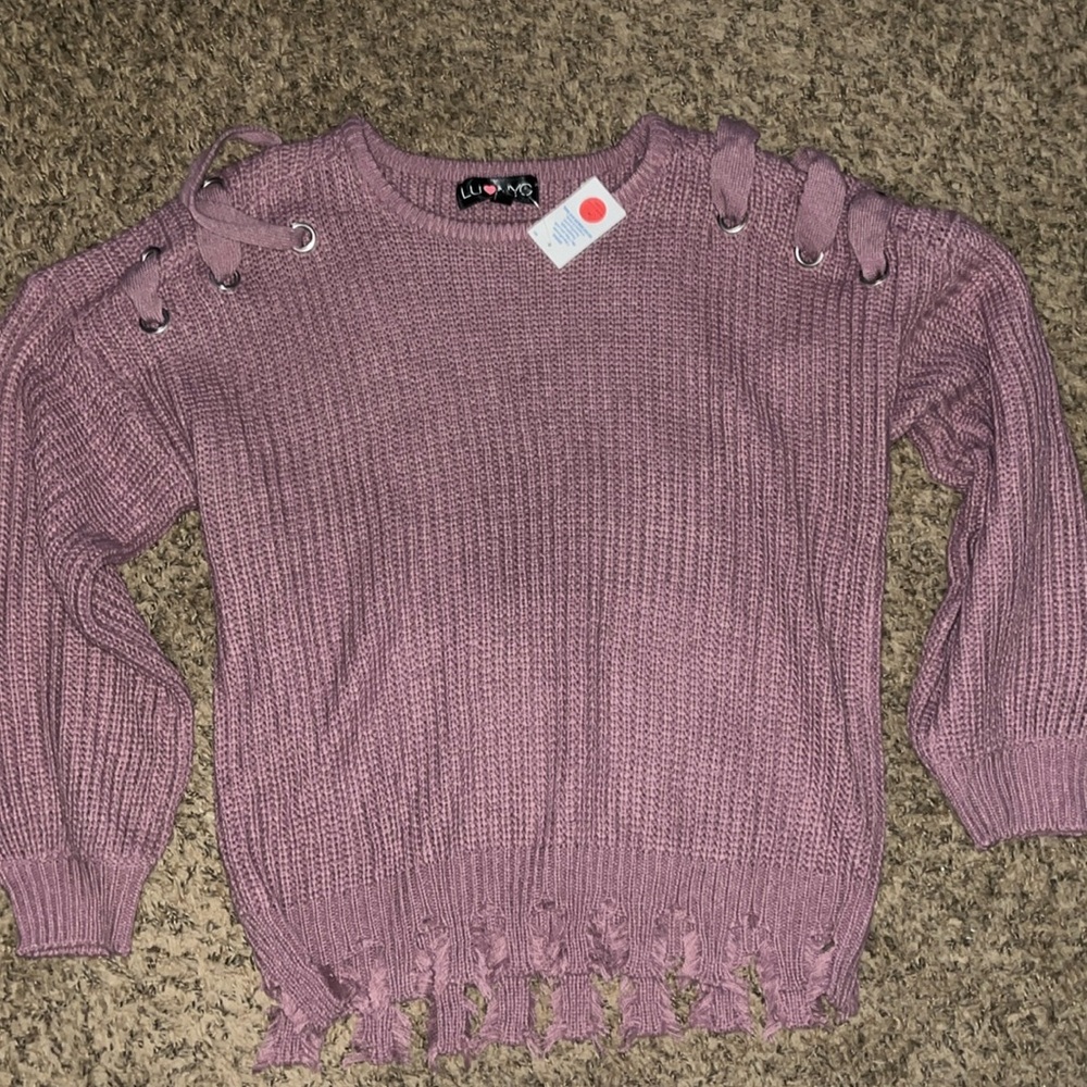 Lavender sweater